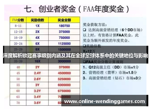 深度解析欧冠赛事级别内涵及其在全球足球体系中的关键地位与影响 深度解析欧冠赛事级别内涵及其在全球足球体系中的关键地位与影响